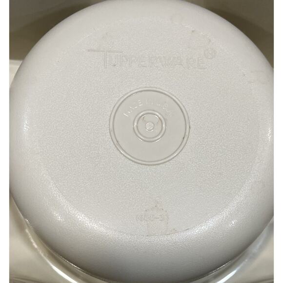 Vintage Tupperware Divided Vegetable Relish Chip & Dip Serving Tray & Lid - Picture 5 of 9